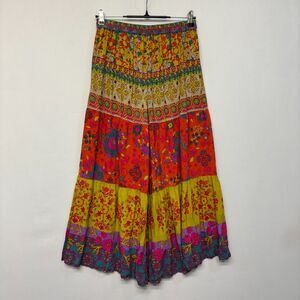 Natural Life Women Wide Leg Patti Palazzo Pants Size Small Floral Boho C053 -19